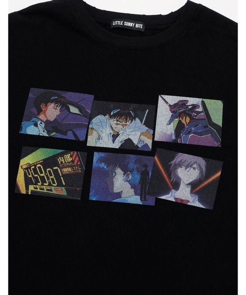 Little sunny bite(リトルサニーバイト)の「/evangelion x little sunny bite / long tee(Tシャツ/カットソー・メンズ・ブラック/ピンク/ホワイト・MEDIUM/SMALL)」の19枚目の写真