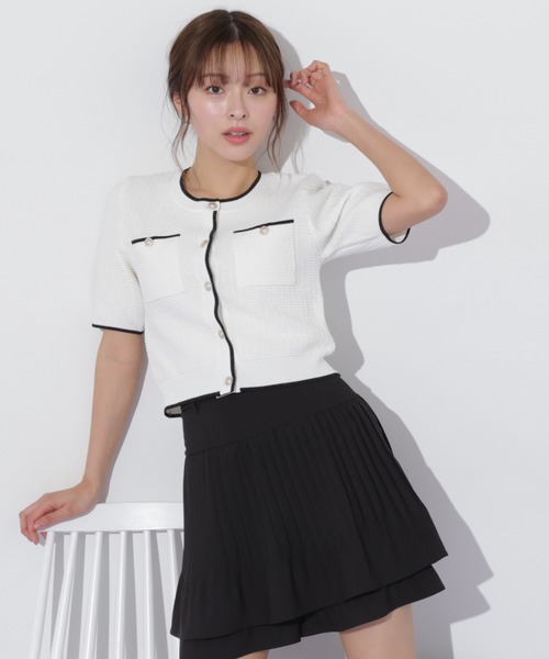 JILLSTUART ジルスチュアート ニットカーディガン トップス　黒　 M JILLSTUART ジルスチュアート ニットカーディガン トップス 黒 M