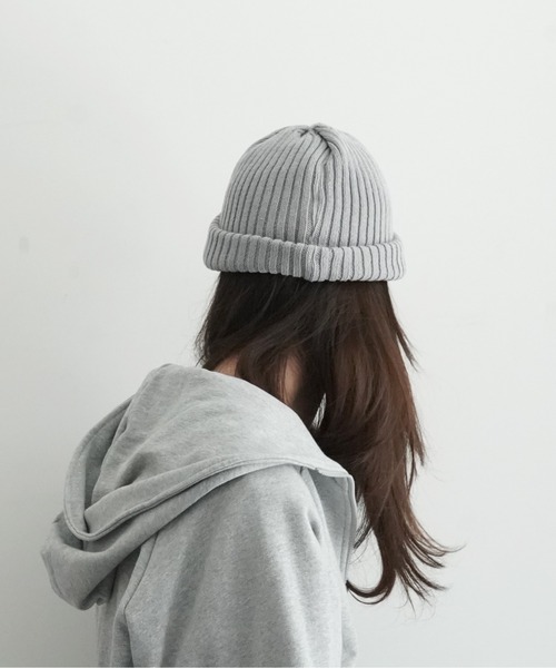 crepuscule（クレプスキュール）の「crepuscule Knit Cap 3（ニットキャップ/ビーニー・メンズ・グレー/ベージュ/ブラック・FREE）」の6枚目の写真