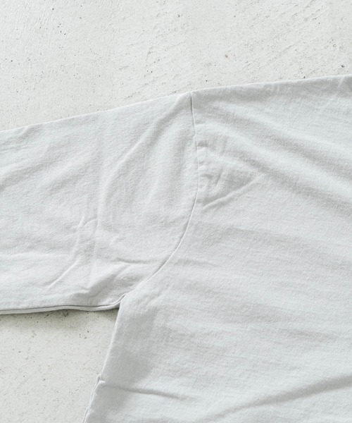 quadro（クオドロ）の「ドライ度詰天竺7分袖ヘンリーネックプルオーバー（Tシャツ/カットソー・レディース・オフホワイト/グレー/ダークネイビー・FREE）」の10枚目の写真