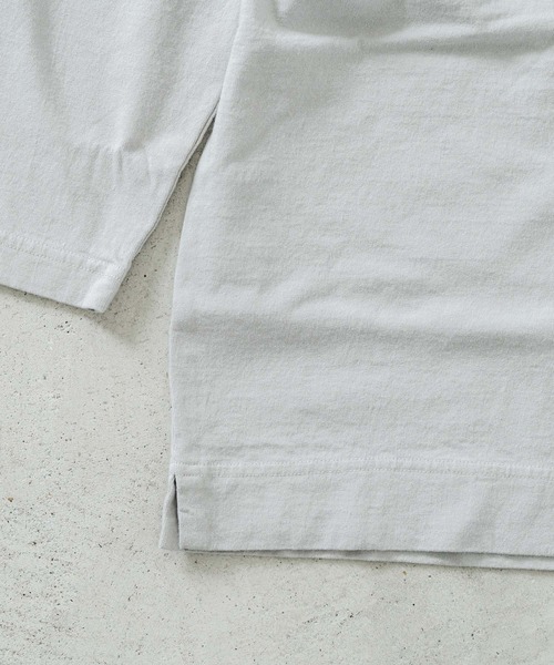 quadro（クオドロ）の「ドライ度詰天竺7分袖ヘンリーネックプルオーバー（Tシャツ/カットソー・レディース・オフホワイト/グレー/ダークネイビー・FREE）」の11枚目の写真