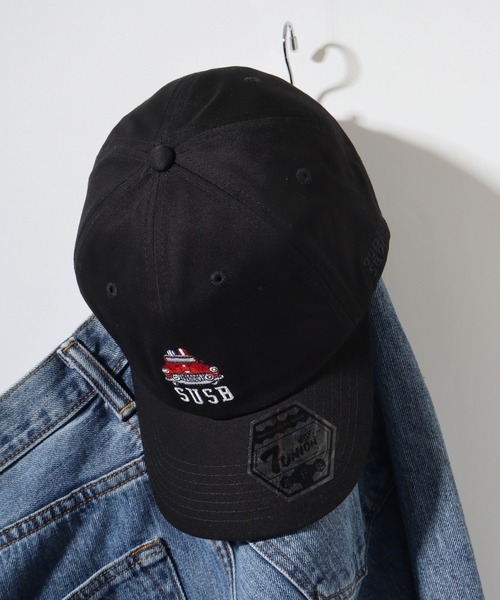 7UNION ロープロファイルキャップ CHEVY SB NAVY 7ユニオン セブンユニオン ストラップバック LOW PROFILE DAD HAT ネイビー 7union キャップ メンズ 春夏秋冬用 全2色 セブンユニオン