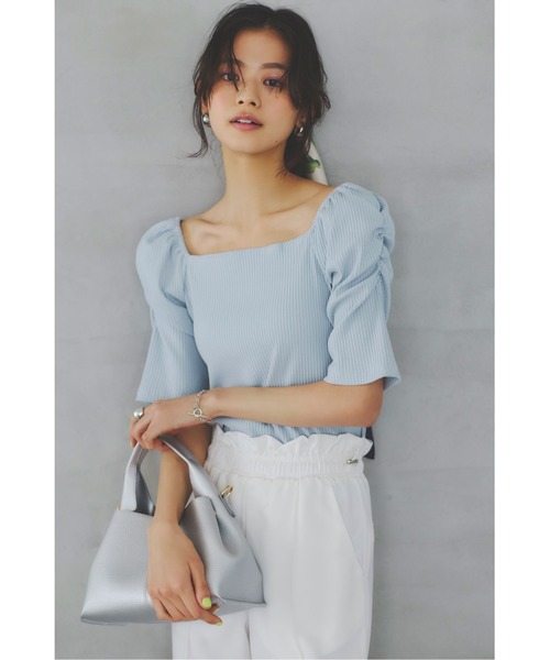 &. NOSTALGIA(アンドドットノスタルジア)の「ワンハンドルトートバッグ(ハンドバッグ・レディース・ブラック/アイボリー/シルバー・FREE)」の17枚目の写真