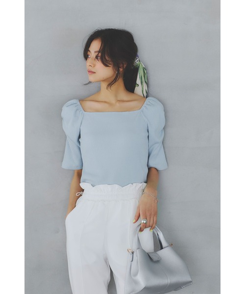 &. NOSTALGIA(アンドドットノスタルジア)の「ワンハンドルトートバッグ(ハンドバッグ・レディース・ブラック/アイボリー/シルバー・FREE)」の18枚目の写真