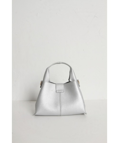 &. NOSTALGIA(アンドドットノスタルジア)の「ワンハンドルトートバッグ(ハンドバッグ・レディース・ブラック/アイボリー/シルバー・FREE)」の8枚目の写真