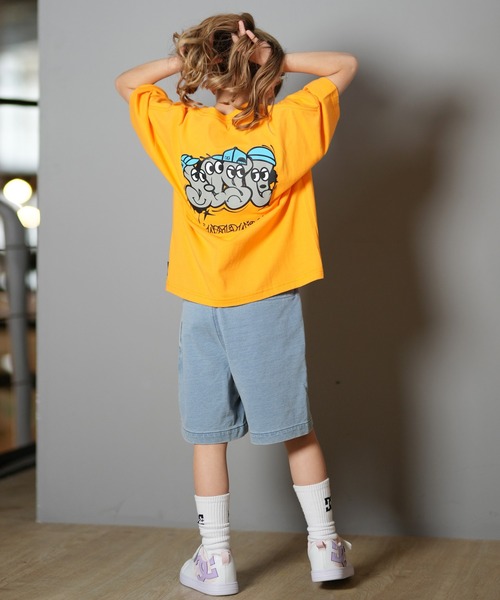 DC/ディーシー 25 KD CREW SS キッズ Tシャツ YST252507（Tシャツ 