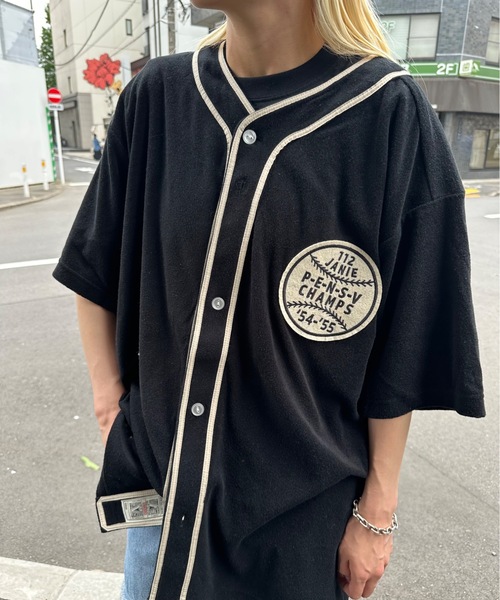 ブラウス シャツ HOUSTON / PILE BB SHIRT / 41231 レディース メンズ HOUSTON / PILE BB SHIRT / 41231（シャツ/ブラウス）｜HOUSTON