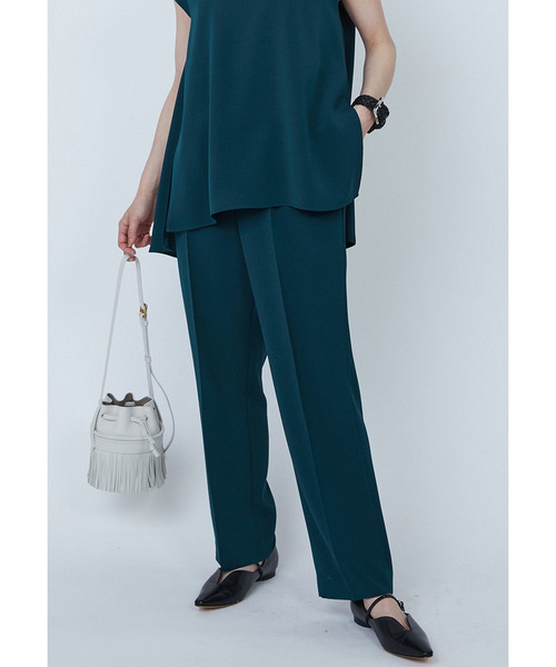 1er Arrondissement（プルミエアロンディスモン）の「バックサテンジョーゼットパンツ（その他パンツ・レディース・ブラック系その他3/グリーン系その他4・36/38）」の20枚目の写真