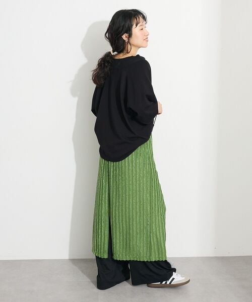 CRAFT STANDARD BOUTIQUE(クラフトスタンダードブティック)の「カットジャガードスカート(スカート・レディース・ブラウン/ブラック/グリーン・FREE)」の18枚目の写真