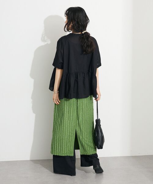 CRAFT STANDARD BOUTIQUE(クラフトスタンダードブティック)の「カットジャガードスカート(スカート・レディース・ブラウン/ブラック/グリーン・FREE)」の19枚目の写真