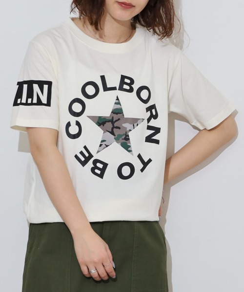 FUNALIVE(ファンアライブ)の「抗菌加工 ロゴプリントTシャツ(Tシャツ/カットソー・レディース・オフホワイト/ネイビー系/オリーブ/ブラック/ホワイト系/パープル/ブルー系/キナリ/ネイビー/ブラック系/ホワイト/ライトグリーン・M/L/LL/3L/S)」の2枚目の写真