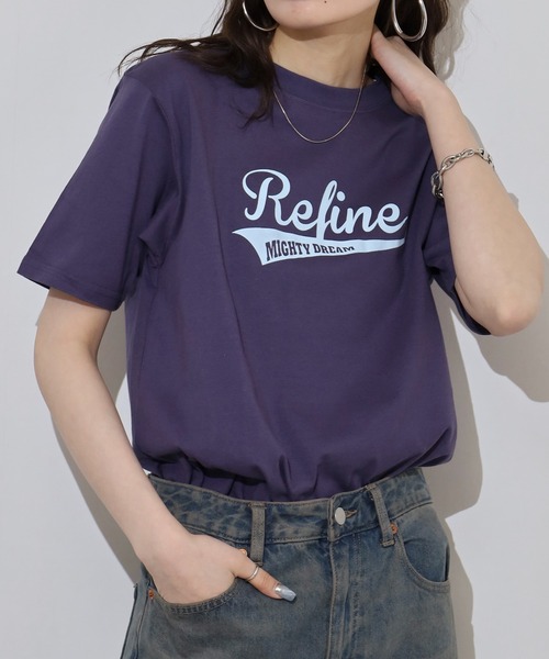 FUNALIVE(ファンアライブ)の「抗菌加工 ロゴプリントTシャツ(Tシャツ/カットソー・レディース・オフホワイト/ネイビー系/オリーブ/ブラック/ホワイト系/パープル/ブルー系/キナリ/ネイビー/ブラック系/ホワイト/ライトグリーン・M/L/LL/3L/S)」の17枚目の写真