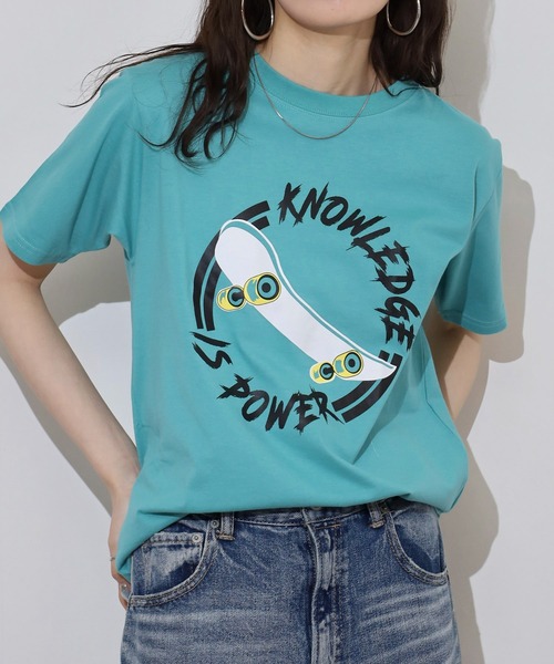 FUNALIVE(ファンアライブ)の「抗菌加工 ロゴプリントTシャツ(Tシャツ/カットソー・レディース・オフホワイト/ネイビー系/オリーブ/ブラック/ホワイト系/パープル/ブルー系/キナリ/ネイビー/ブラック系/ホワイト/ライトグリーン・M/L/LL/3L/S)」の13枚目の写真