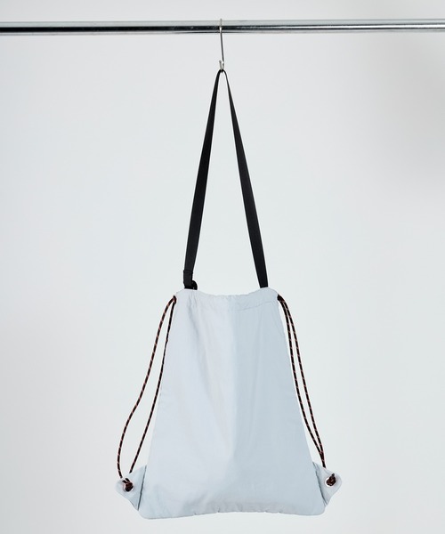 MEI（メイ）の「【MEI / メイ 】KNAP SACK / ナップサック DRAW NAPSACK（バックパック/リュック・メンズ・ブラック/ライトグレー/ベージュ/オレンジ・FREE）」の10枚目の写真