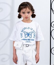 ANNA SUI mini（アナスイ・ミニ）の「蝶刺しゅうTシャツ（Tシャツ/カットソー・キッズ）」