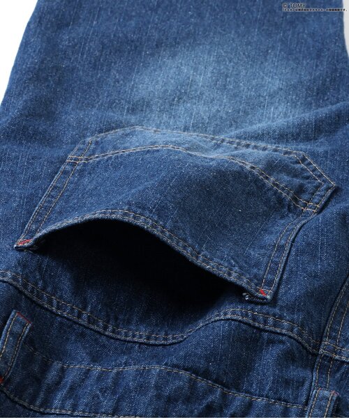 BREEZE（ブリーズ）の「TOMICA×BREEZE デニムオーバーオール（サロペット/オーバーオール・キッズ・インディゴブルー・90/100/110/120）」の4枚目の写真