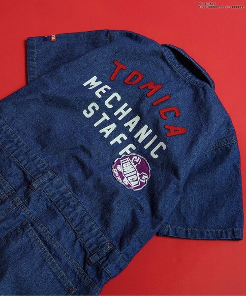 BREEZE（ブリーズ）の「TOMICA×BREEZE デニムオーバーオール（サロペット/オーバーオール・キッズ・インディゴブルー・90/100/110/120）」の6枚目の写真