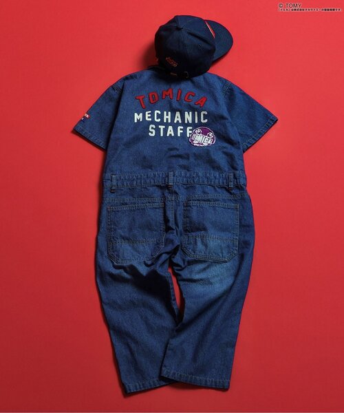 セール】TOMICA×BREEZE デニムオーバーオール（サロペット