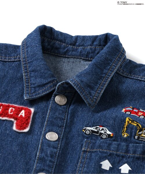 セール】TOMICA×BREEZE デニムオーバーオール（サロペット