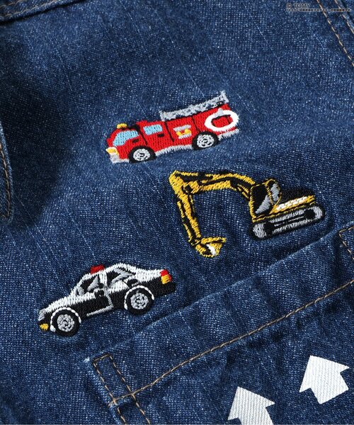 BREEZE（ブリーズ）の「TOMICA×BREEZE デニムオーバーオール（サロペット/オーバーオール・キッズ・インディゴブルー・90/100/110/120）」の17枚目の写真