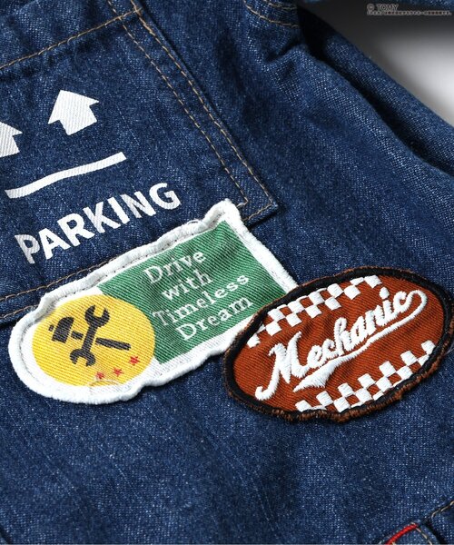 BREEZE（ブリーズ）の「TOMICA×BREEZE デニムオーバーオール（サロペット/オーバーオール・キッズ・インディゴブルー・90/100/110/120）」の19枚目の写真