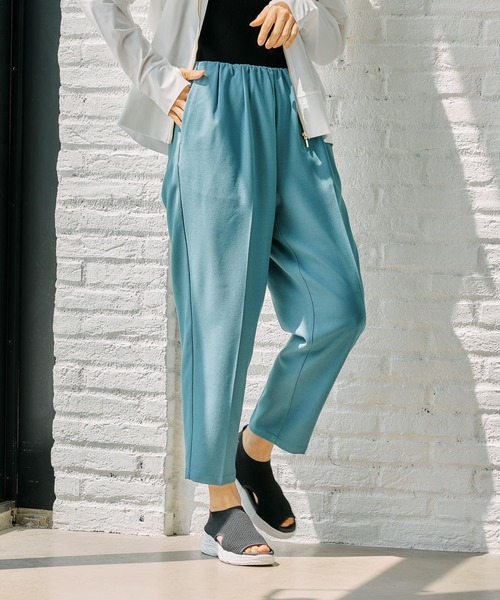 FOUND GOOD（ファウンドグッド）の「ウエストギャザーテーパーP（その他パンツ・レディース・アイボリー/ブラック/パープル系5/グレー系8/グリーン系5・L/M/S）」の4枚目の写真