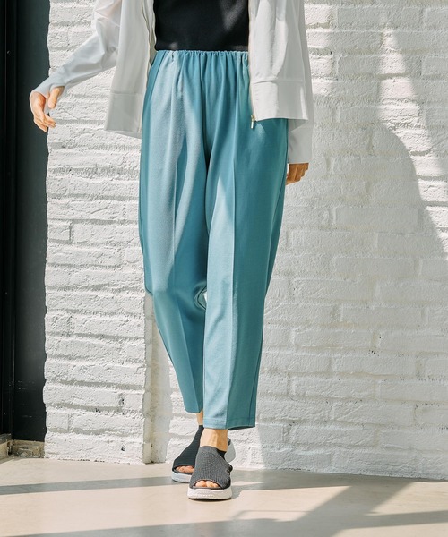 FOUND GOOD（ファウンドグッド）の「ウエストギャザーテーパーP（その他パンツ・レディース・アイボリー/ブラック/パープル系5/グレー系8/グリーン系5・L/M/S）」の22枚目の写真