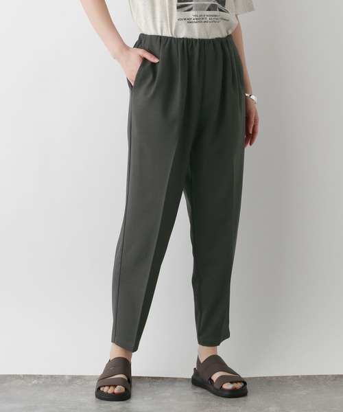 FOUND GOOD（ファウンドグッド）の「ウエストギャザーテーパーP（その他パンツ・レディース・アイボリー/ブラック/パープル系5/グレー系8/グリーン系5・L/M/S）」の18枚目の写真