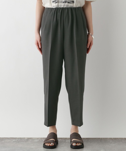 FOUND GOOD（ファウンドグッド）の「ウエストギャザーテーパーP（その他パンツ・レディース・アイボリー/ブラック/パープル系5/グレー系8/グリーン系5・L/M/S）」の17枚目の写真