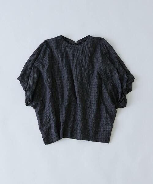 conges payes ADIEU TRISTESSE(コンジェ ペイエ アデュートリステス)の「バルーンスリーブブラウス(シャツ/ブラウス・レディース・ホワイト系その他/ブルー系その他/グレー系その他・38)」の2枚目の写真