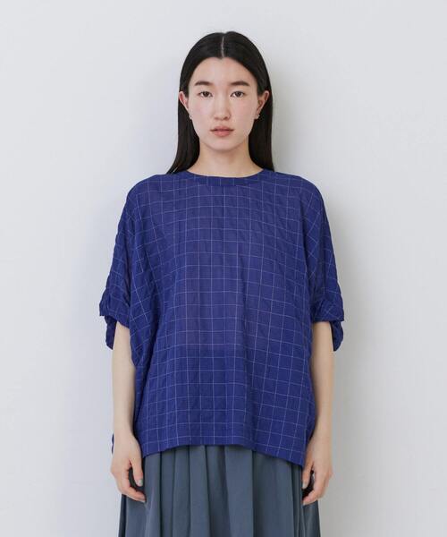 conges payes ADIEU TRISTESSE(コンジェ ペイエ アデュートリステス)の「バルーンスリーブブラウス(シャツ/ブラウス・レディース・ホワイト系その他/ブルー系その他/グレー系その他・38)」の9枚目の写真