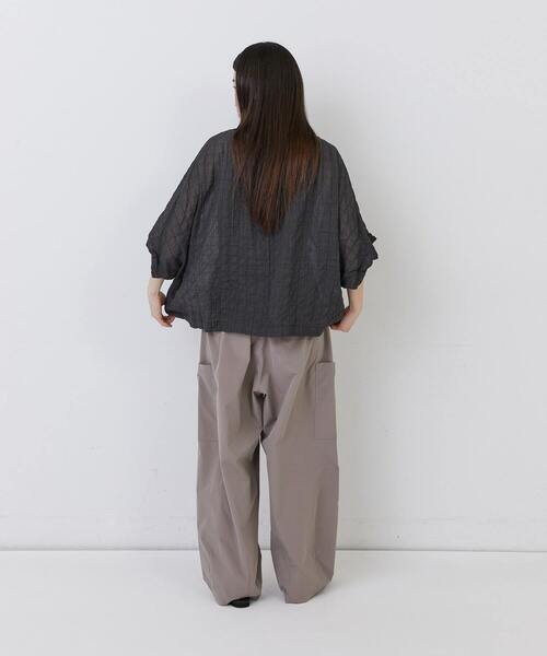 conges payes ADIEU TRISTESSE(コンジェ ペイエ アデュートリステス)の「バルーンスリーブブラウス(シャツ/ブラウス・レディース・ホワイト系その他/ブルー系その他/グレー系その他・38)」の14枚目の写真