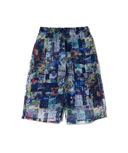 ScoLar（スカラー）の「ScoLar/スカラー　総柄オーガンジー ハーフパンツ（その他パンツ・レディース・ネイビー/ブラック・FREE）」の11枚目の写真