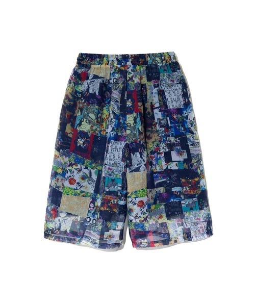 ScoLar（スカラー）の「ScoLar/スカラー　総柄オーガンジー ハーフパンツ（その他パンツ・レディース・ネイビー/ブラック・FREE）」の12枚目の写真