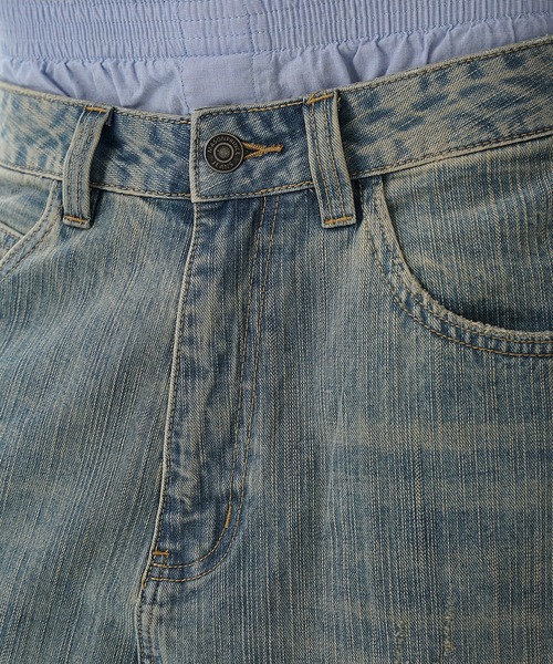 MASONPRINCE（メイソンプリンス）の「ルーズフィット レトロブルー デニムパンツ NZK6235【MASONPRINCE】（デニムパンツ・メンズ・ライトブルー・M/XL/L/S）」の2枚目の写真