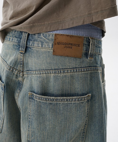MASONPRINCE（メイソンプリンス）の「ルーズフィット レトロブルー デニムパンツ NZK6235【MASONPRINCE】（デニムパンツ・メンズ・ライトブルー・M/XL/L/S）」の6枚目の写真