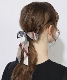 BLUE LABEL CRESTBRIDGE | 【WEB限定】クレストブリッジチェックリボンヘアフック(バレッタ/ヘアクリップ)