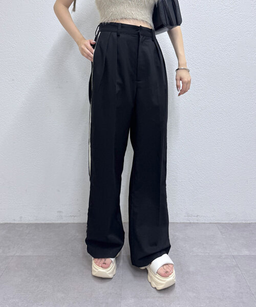 mline（エムライン）の「[mline]２WAYラインパンツ（その他パンツ・レディース・ネイビー/チャコールグレー/ブラック・1/2）」の16枚目の写真