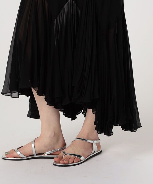 Khaite(ケイト)の「KHAITE HOBBS DRESS(ワンピース・レディース・ブラック・2)」の3枚目の写真