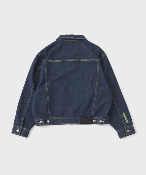WOKE EDGE（ウォークエッジ）の「WOKE EDGE / ウォークエッジ CANDY WEAVE DENIM JACKET（デニムジャケット・メンズ・ネイビー・MEDIUM）」の5枚目の写真
