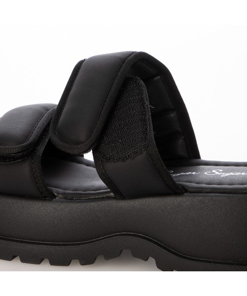 Sugar Sugar（シュガーシュガー）の「厚底スポーツサンダル 【SUGARSUGAR シュガーシュガー】（サンダル・レディース・アイボリー/ブラック・LL/S/M/L）」の22枚目の写真