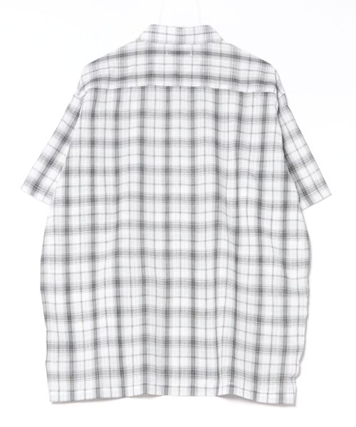 a.p.o.v.(エーピーオービー)の「a.p.o.v. コットンチェックシャツ(シャツ/ブラウス・メンズ・チャコール/アイボリー・ONESIZE)」の3枚目の写真