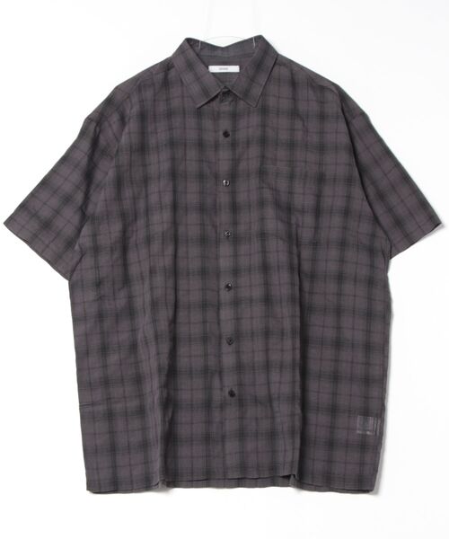 a.p.o.v.(エーピーオービー)の「a.p.o.v. コットンチェックシャツ(シャツ/ブラウス・メンズ・チャコール/アイボリー・ONESIZE)」の9枚目の写真