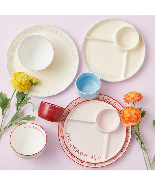 パステモーン セパレートプレート ピンク（食器）｜Francfranc（フラン