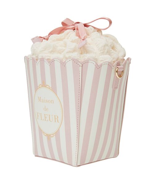 Maison de FLEUR（メゾンドフルール）の「シネマスナックショルダーバッグ（ショルダーバッグ・レディース・ピンク・FREE）」の5枚目の写真