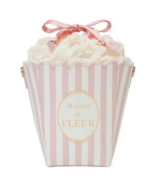 Maison de FLEUR（メゾンドフルール）の「シネマスナックショルダーバッグ（ショルダーバッグ・レディース・ピンク・FREE）」の15枚目の写真