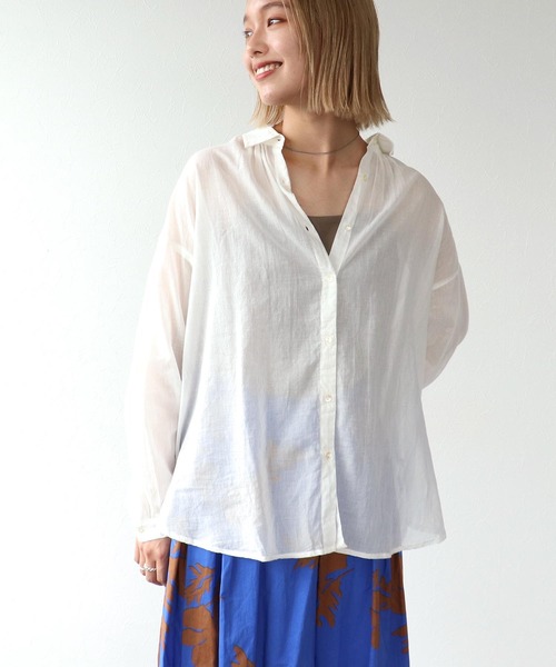 新品未使用タグ付き　ROSSO ブラウス　FEMMENT SHIRTS URBAN RESEARCH ROSSO（シャツ/ブラウス(長袖/七分)）のフリマ