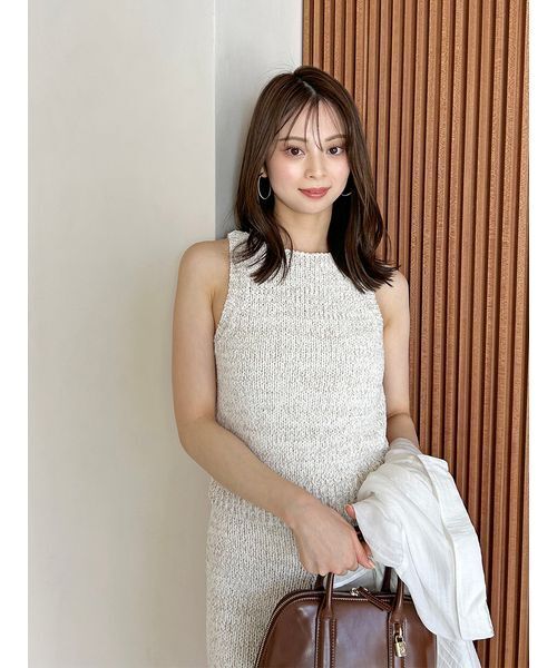 SNIDEL（スナイデル）の「Sustainableニットタンクトップス