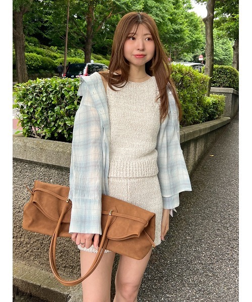 SNIDEL◆ニット・セーター(厚手)/one/アンゴラ/SWNT205103 Sustainableニットタンクトップス（ニット/セーター）｜SNIDEL