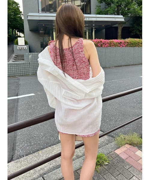 SNIDEL◆ニット・セーター(厚手)/one/アンゴラ/SWNT205103 Sustainableニットタンクトップス（ニット/セーター）｜SNIDEL